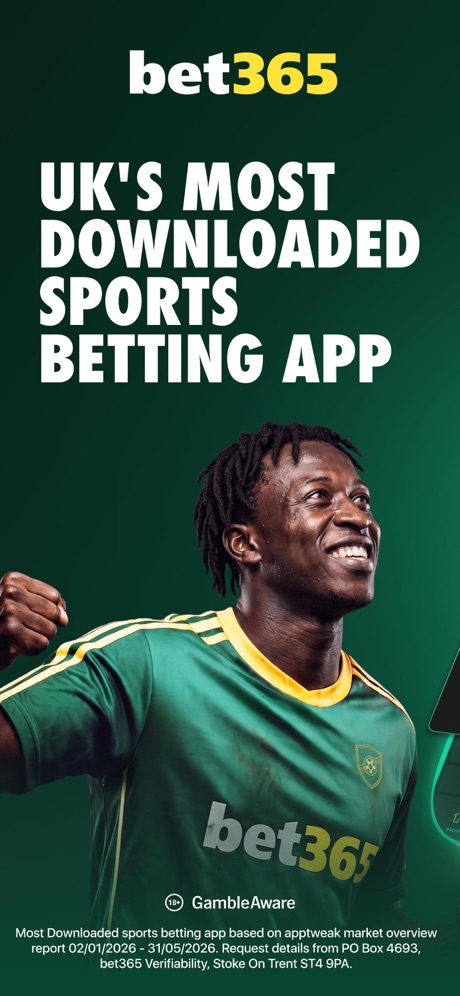 Bet365 app screenshot 1