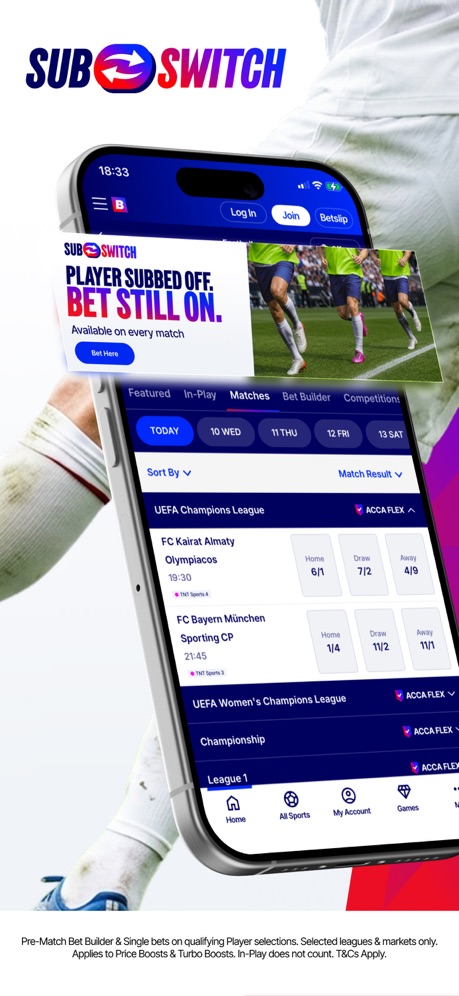 Betfred app screenshot 2