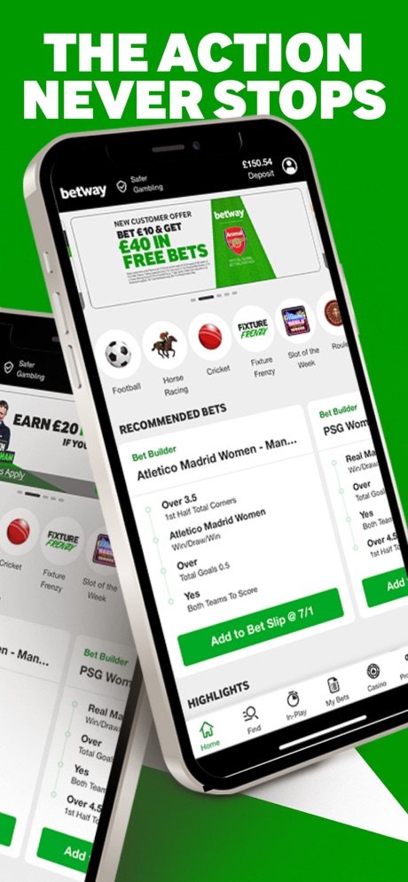 Betway app screenshot 3