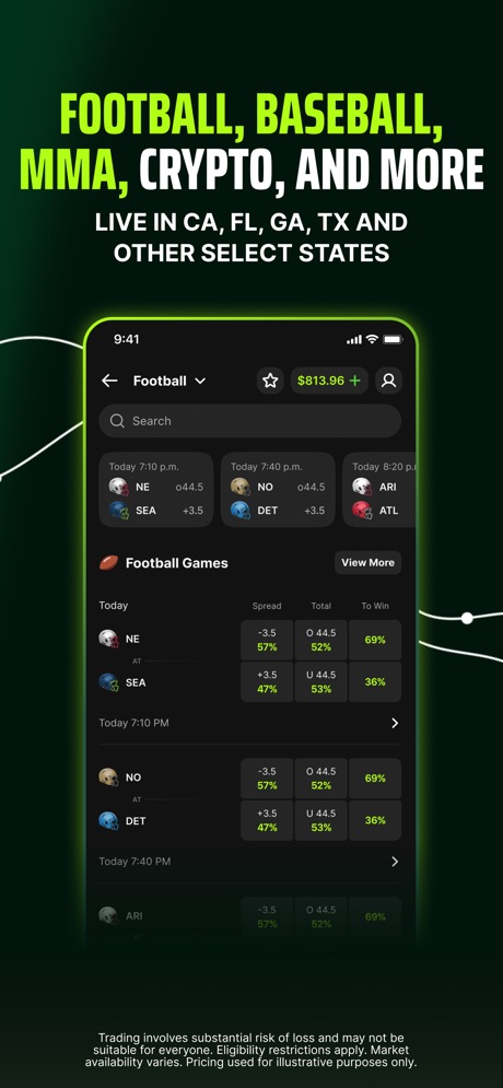 DraftKings Predictions app screenshot 1