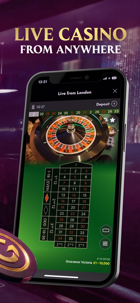 Grosvenor Casino app screenshot 2
