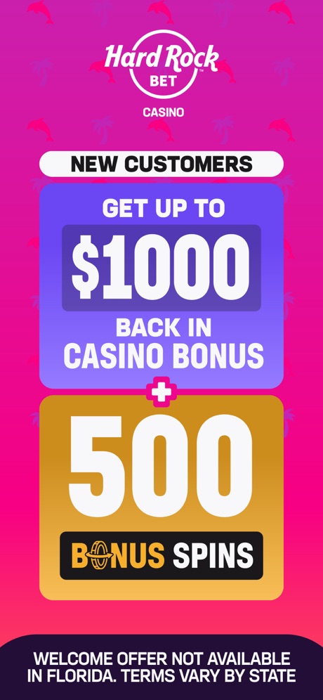 Hard Rock Bet Casino app screenshot 1