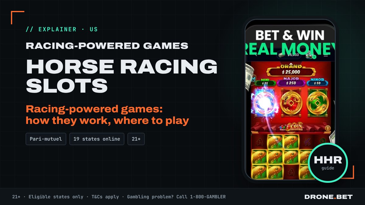 Horse racing slots explained: racing-powered games, historical horse racing machines and where they are legal in the US