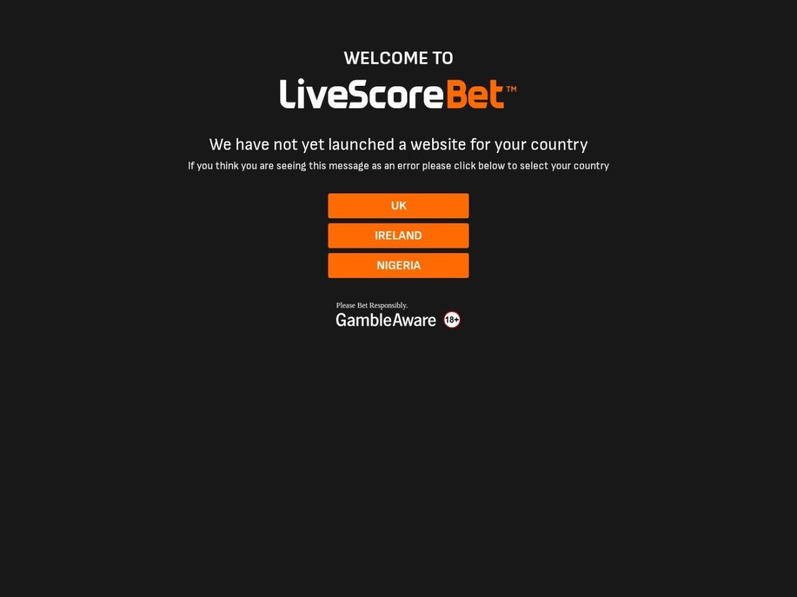 LiveScoreBet official website homepage