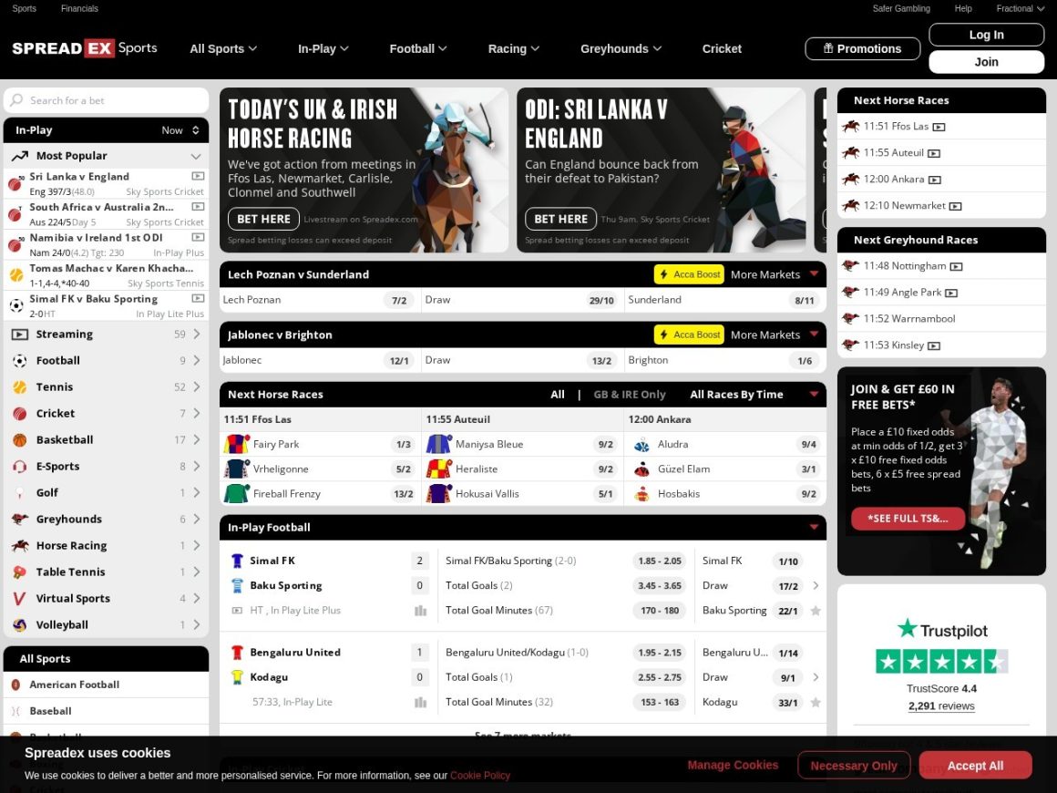 SpreadEx official website homepage